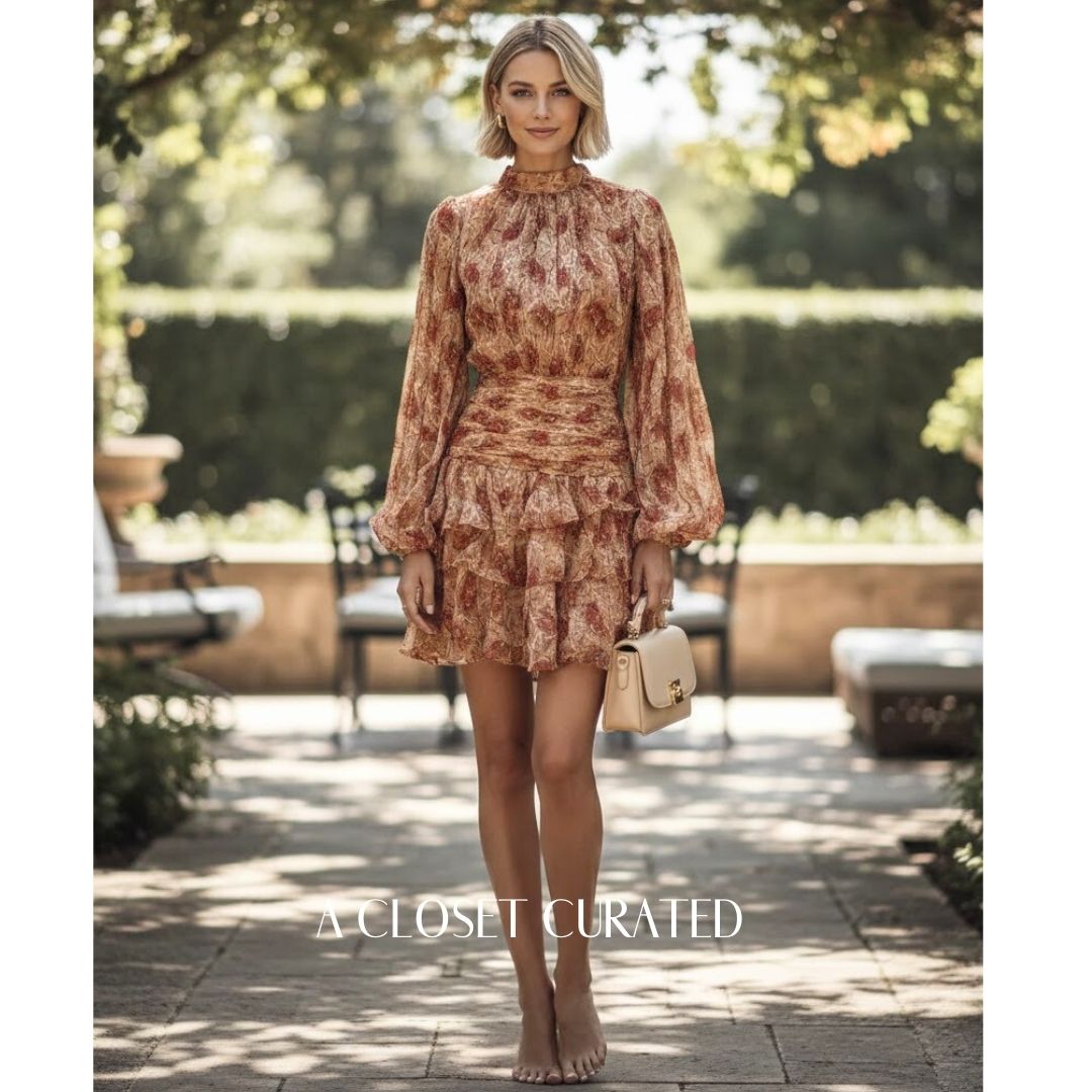 Bhldn Anthropologie Ella Mini Dress 6 Orange Nwt